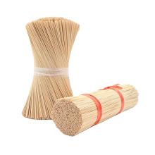 Longs bâtons en bambou ronds naturels pour faire la matière première de bâton d&#39;encens